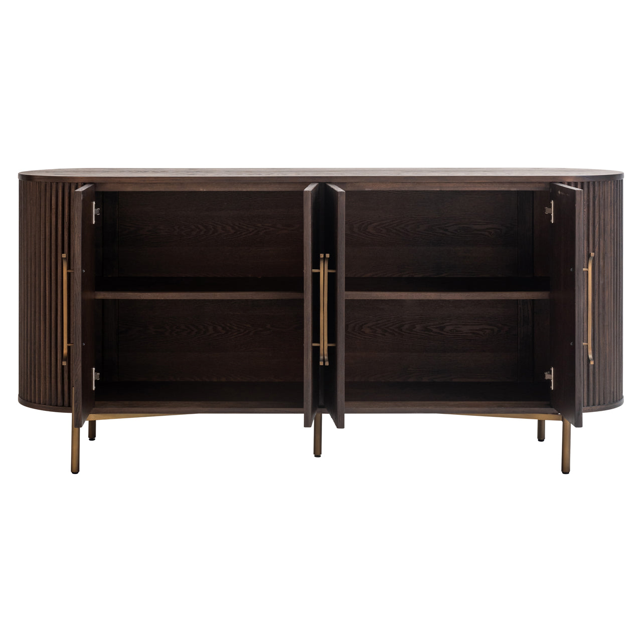 Sideboard Luxor brown 4-doors