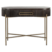 Consola Luxor de 1 cajón (marrón)