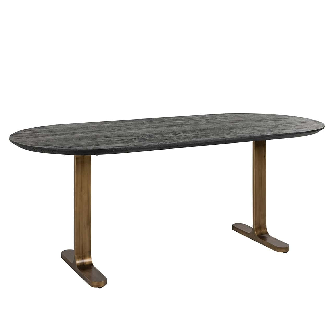 Mesa de comedor Revelin 235 (Negro/dorado)