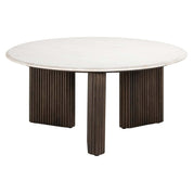 Mesa de centro Mayfield 90Ø (Blanca)