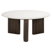 Coffee table Mayfield brown 90Ø