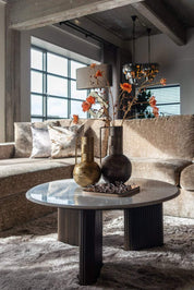 Jarrón Leia pequeño dorado (Oro)