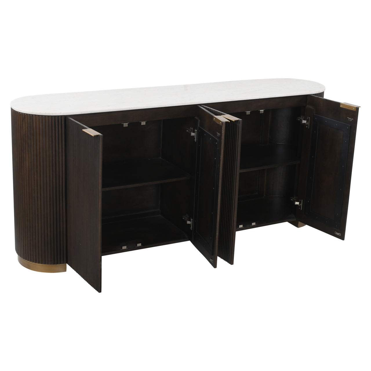 Sideboard Mayfield brown 4-doors