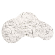Mesa de centro Rockyard con aspecto de mármol para interior y exterior (blanca)