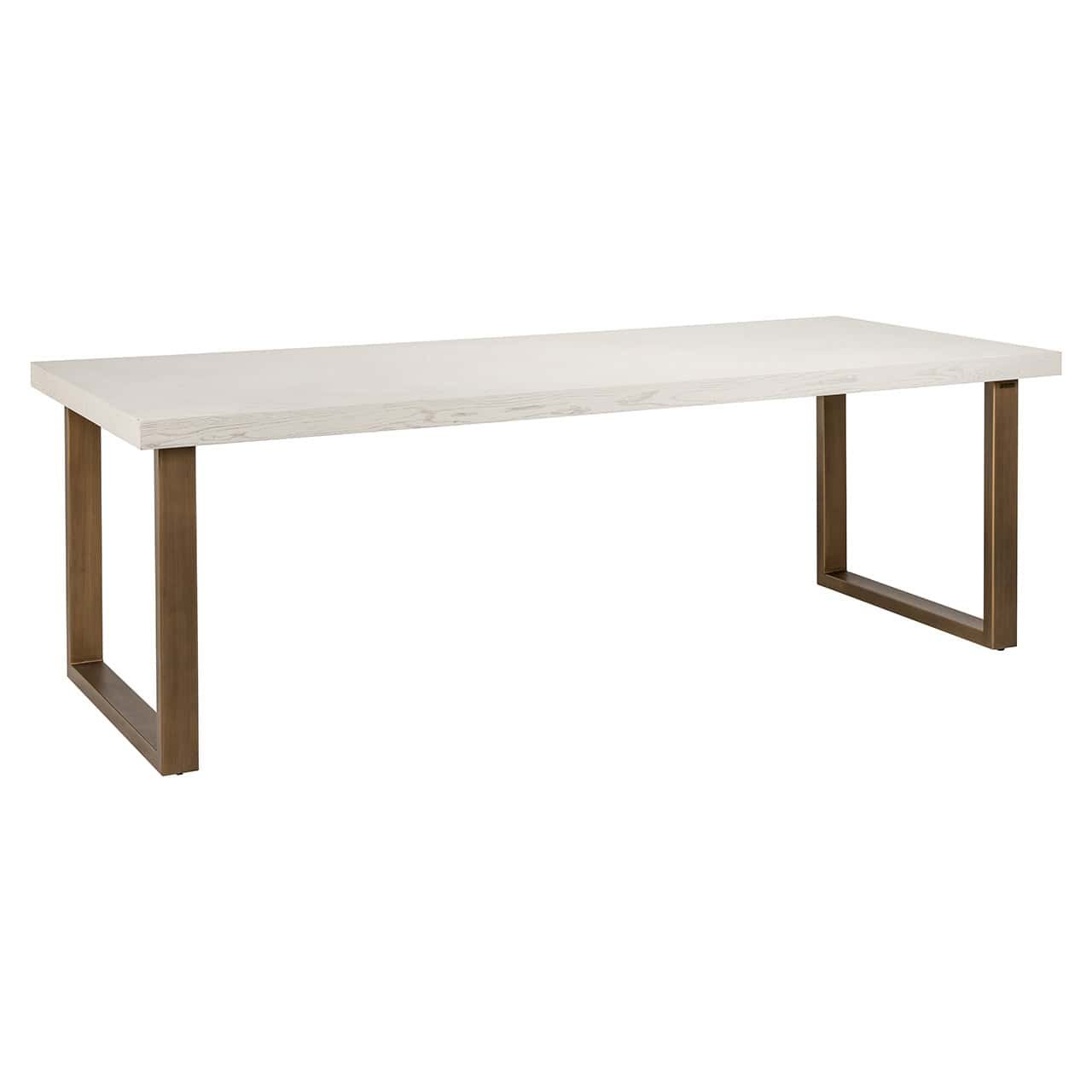 Mesa de comedor Whitebone latón 235 (Verona Grey)