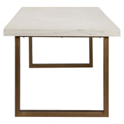 Mesa de comedor Whitebone latón 235 (Verona Grey)