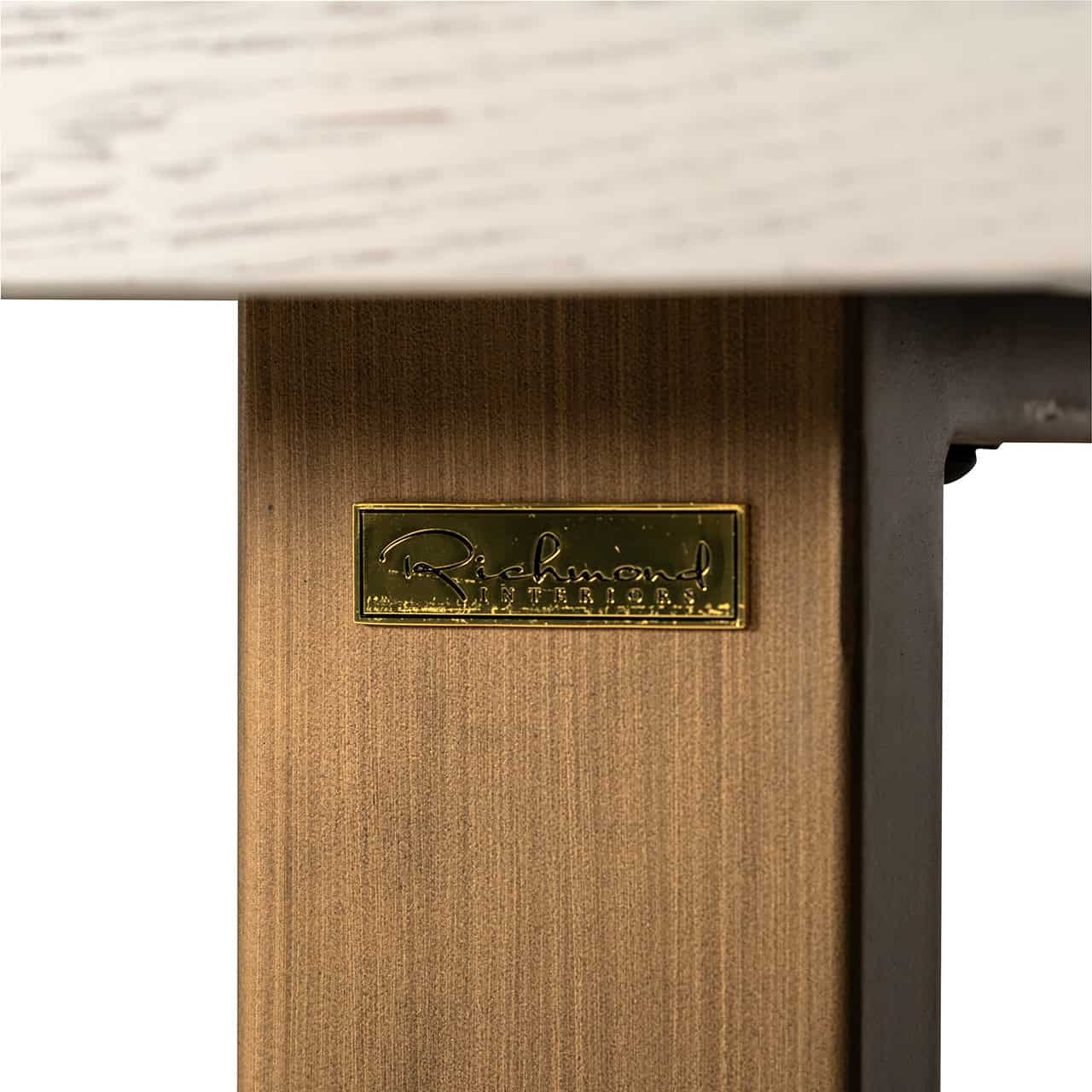 Mesa de comedor Whitebone latón 235 (Verona Grey)