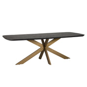 Dining table Cambon dark coffee danish oval 280