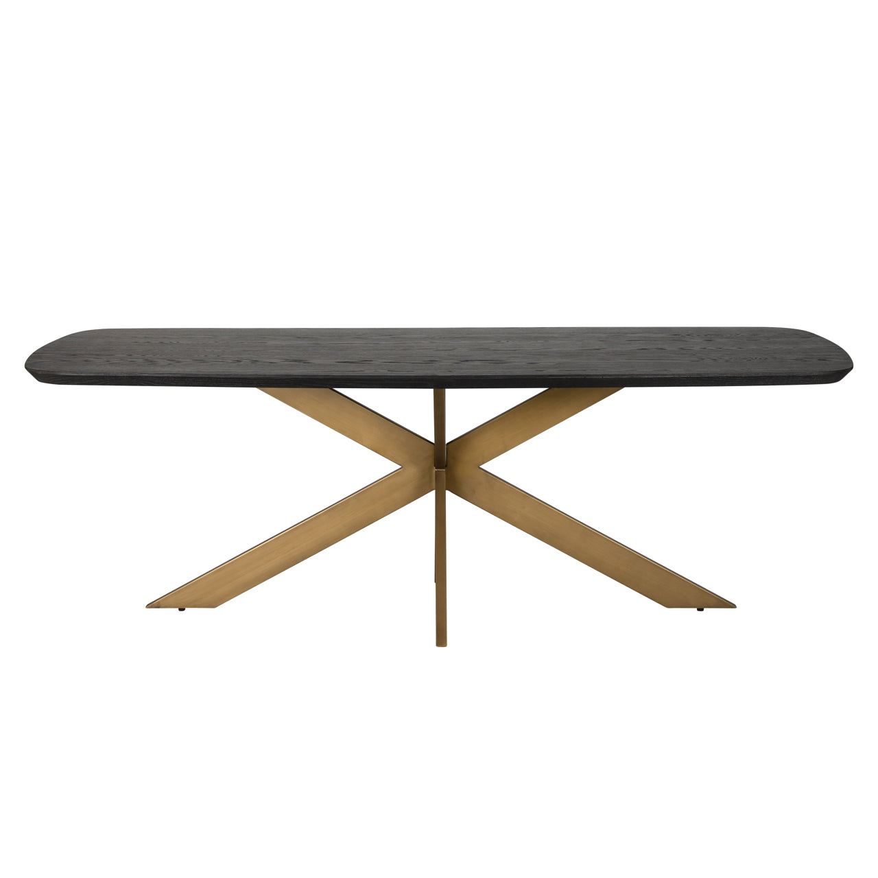 Dining table Cambon dark coffee danish oval 280