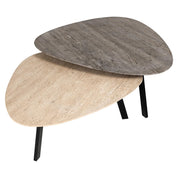 Mesa de centro Spencer, juego de 2 (beige)