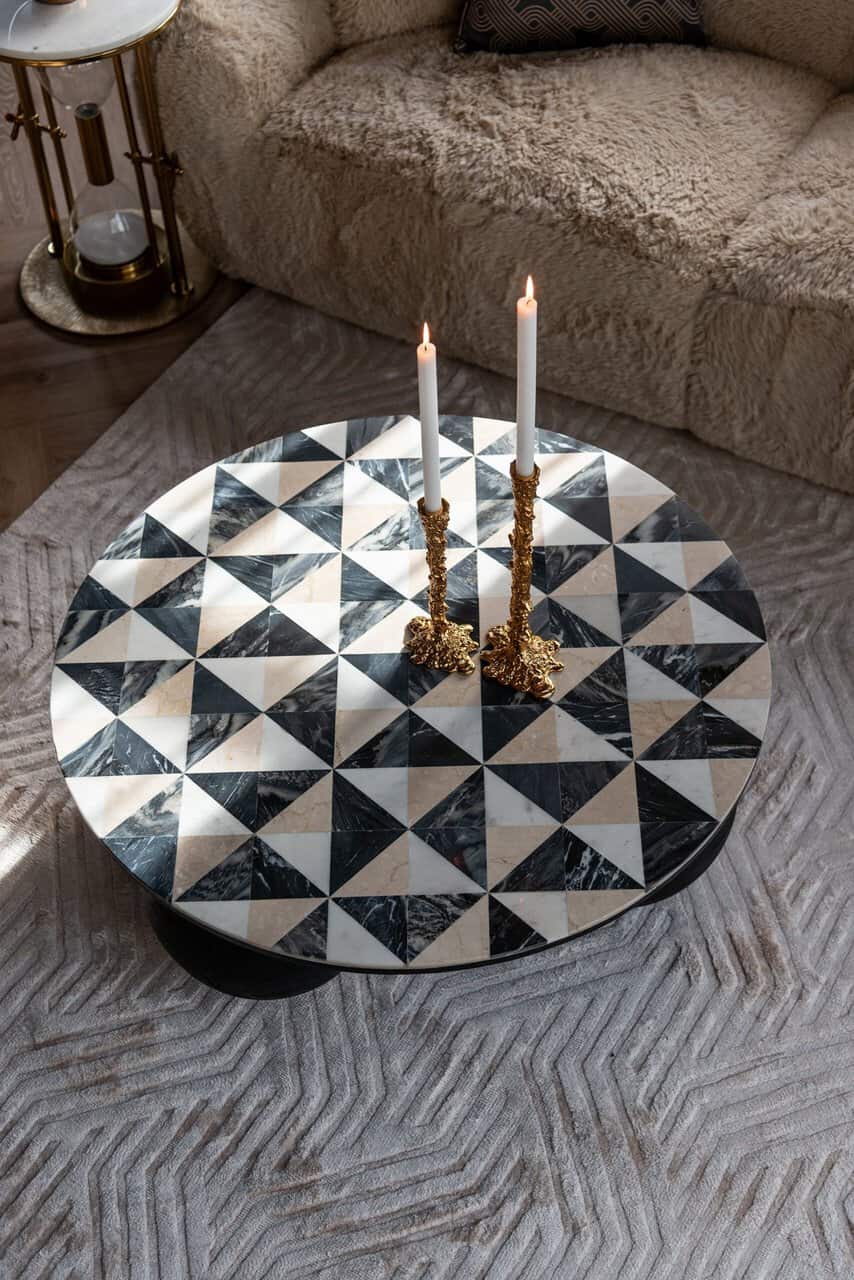 End table Tempus (Gold)