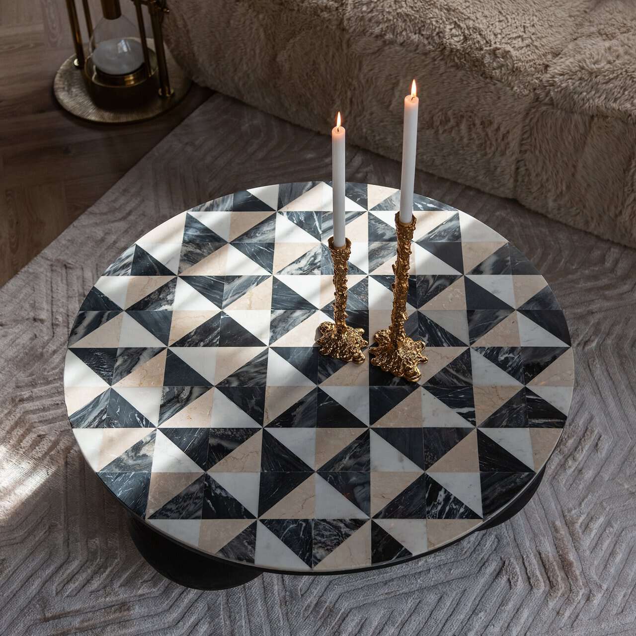 End table Tempus (Gold)