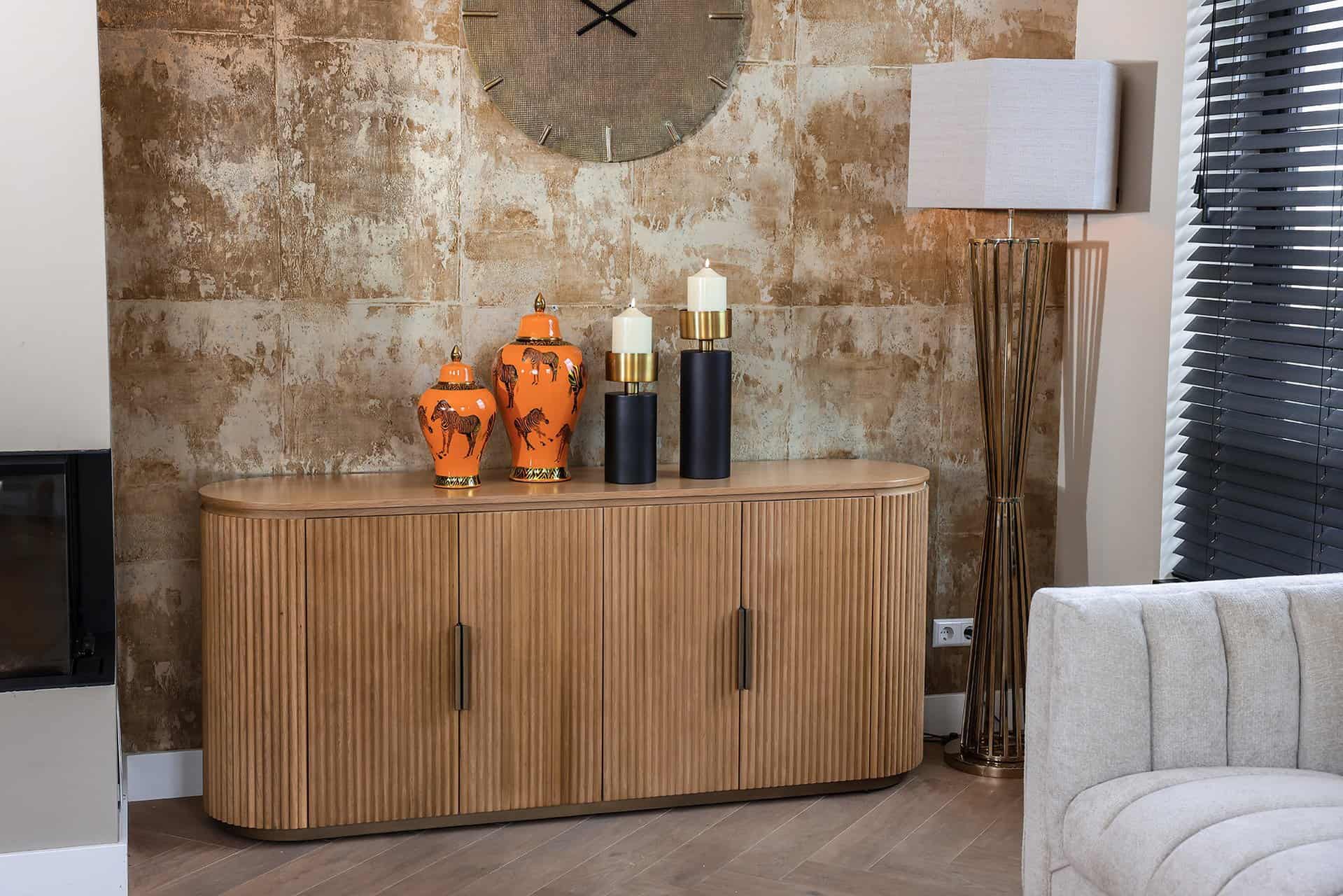 Aparador Belfort 4 puertas (Roble natural)