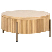 Mesa de centro Belfort 85Ø (Roble natural)