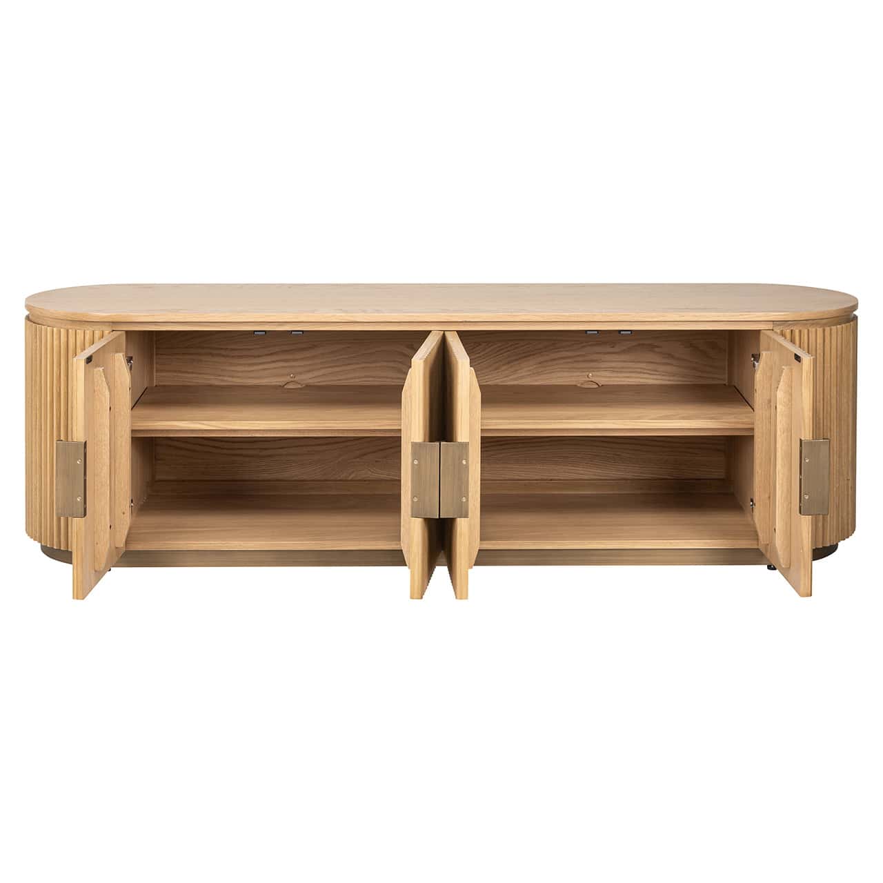 Mueble de TV Belfort 4 puertas (Roble natural)