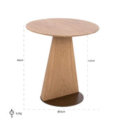 Sofa table Belfort (Natural oak)