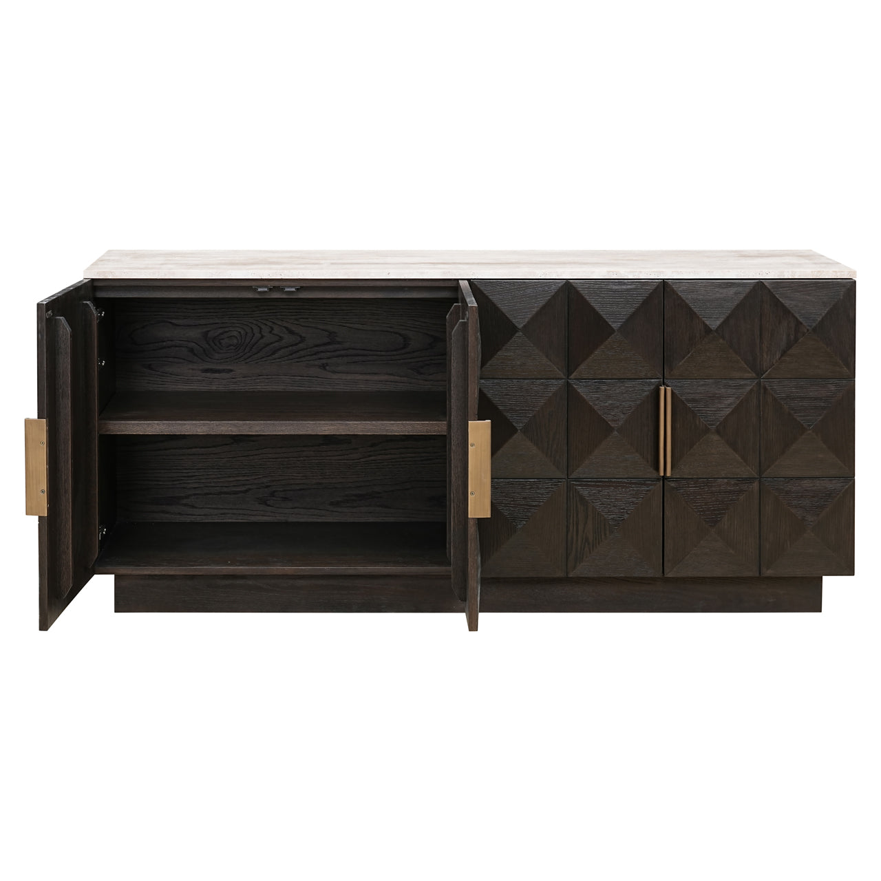 Sideboard Claremont brown 4-doors