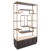 Display cabinet Claremont brown