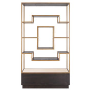 Display cabinet Claremont brown
