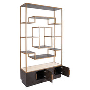 Display cabinet Claremont brown