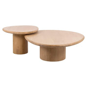 Mesa de centro Oakley, juego de 2 (roble natural)