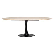 Dining table Hampton black oval 230