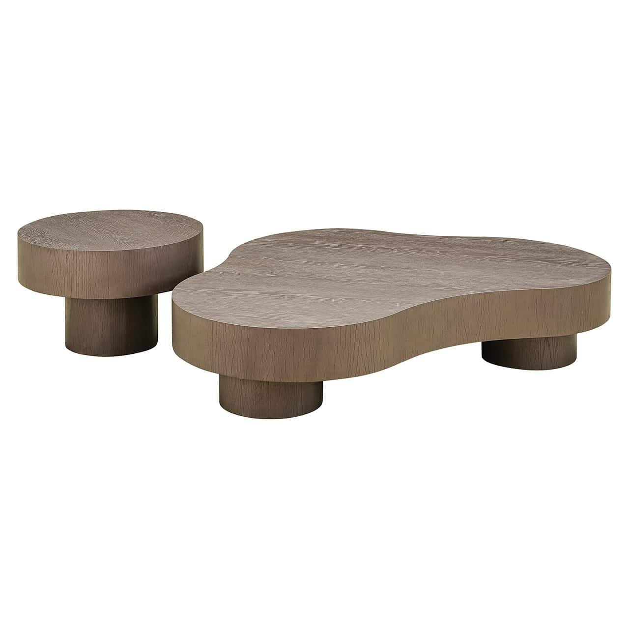Juego de 2 mesas de centro Bogor de bronce (Bronce)