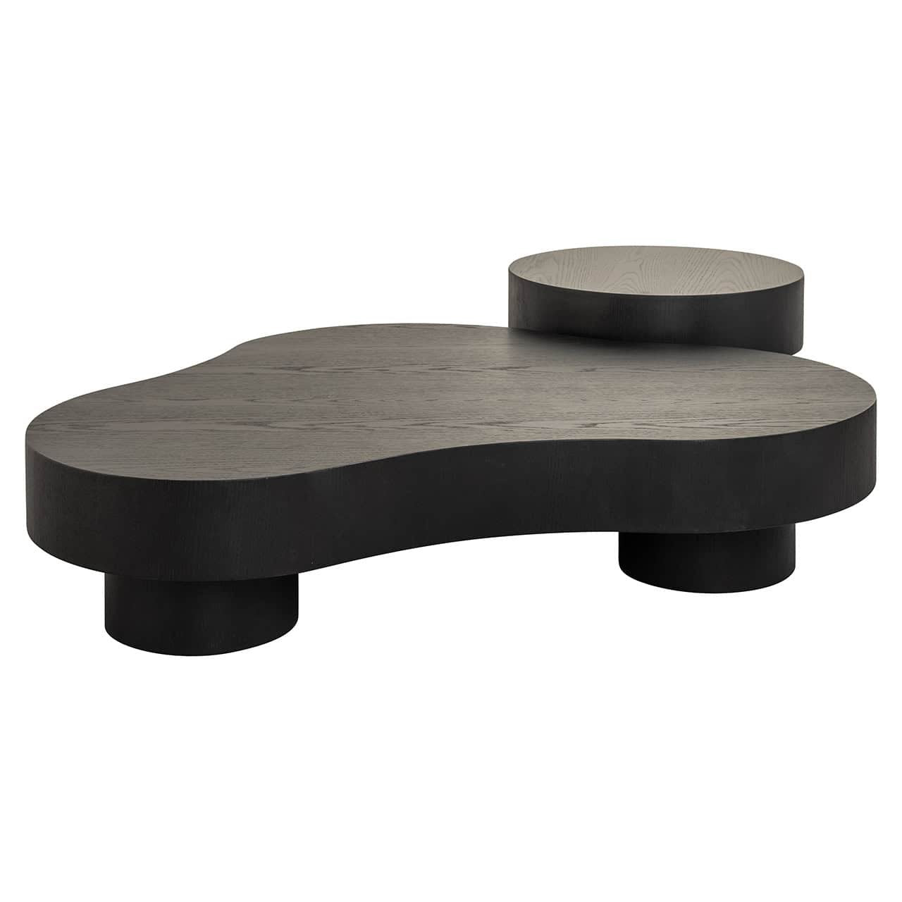 Mesa de centro Bogor juego de 2 café oscuro (café oscuro)