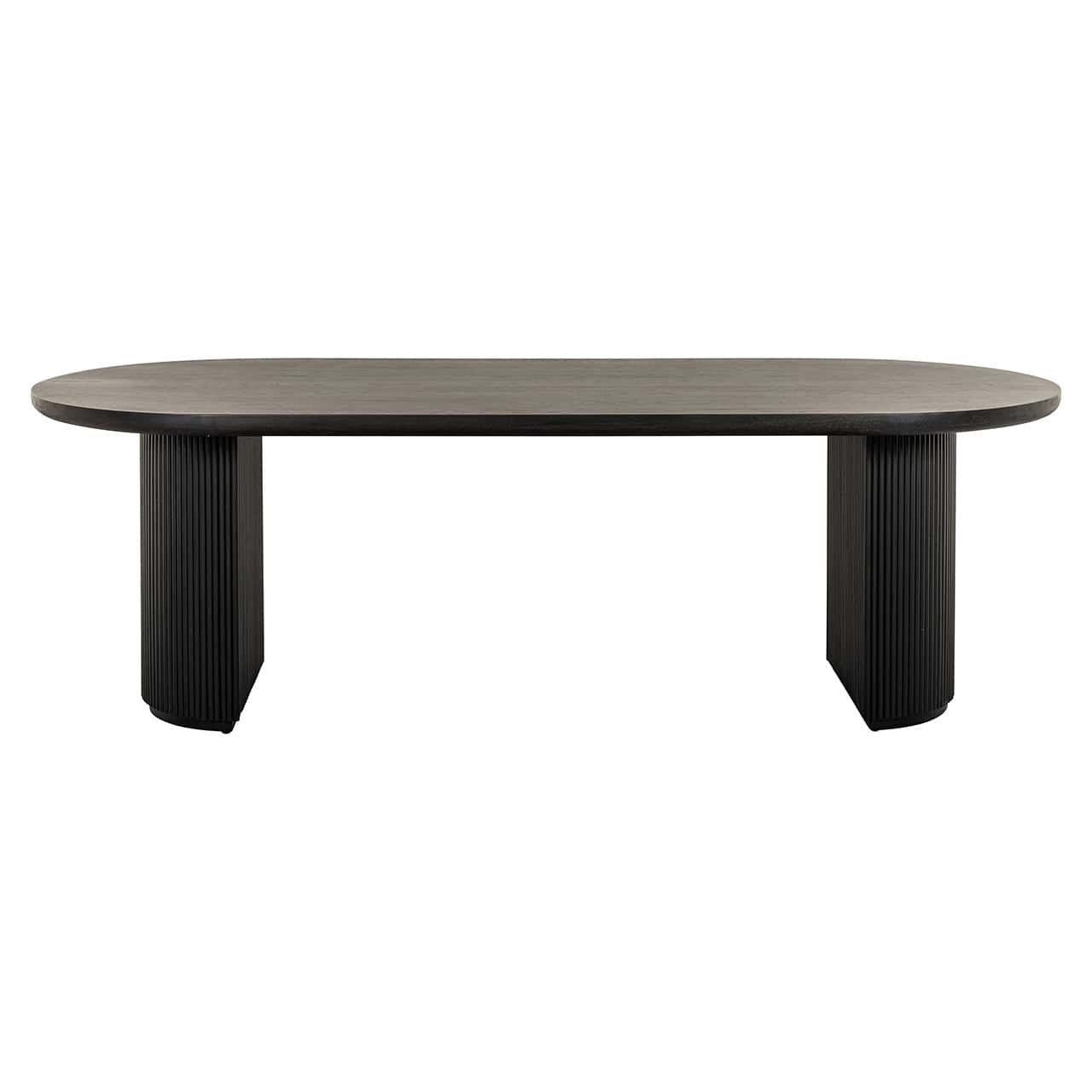 Mesa de comedor Kingston 240 color café oscuro (Café oscuro)