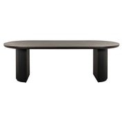 Mesa de comedor Kingston 240 color café oscuro (Café oscuro)