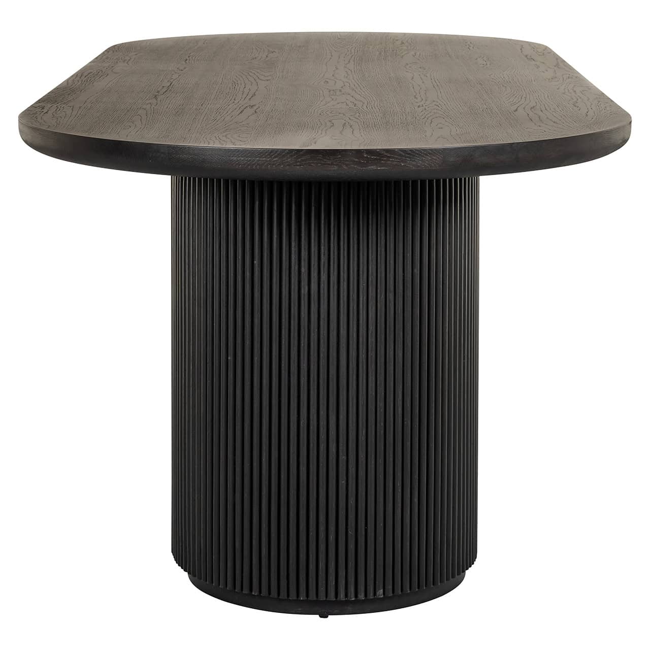 Mesa de comedor Kingston 240 color café oscuro (Café oscuro)