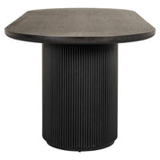 Mesa de comedor Kingston 240 color café oscuro (Café oscuro)