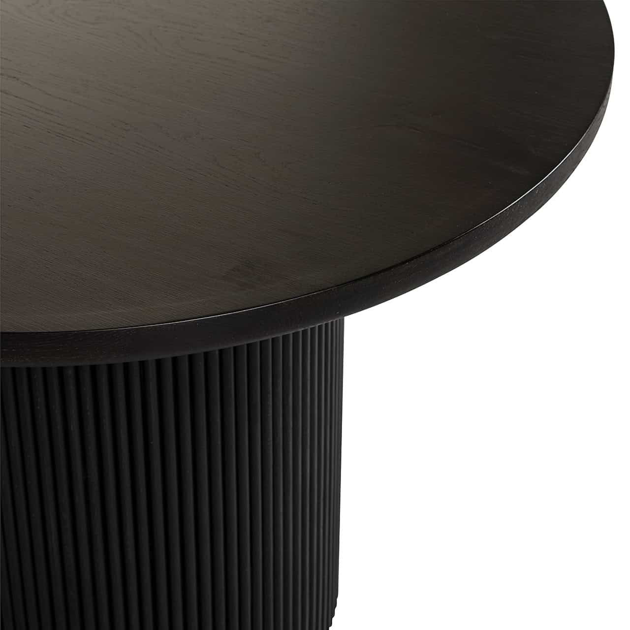 Mesa de comedor Kingston 240 color café oscuro (Café oscuro)