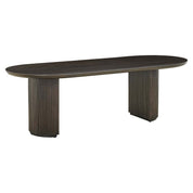 Mesa de comedor Kingston 280 color café oscuro (Café oscuro)