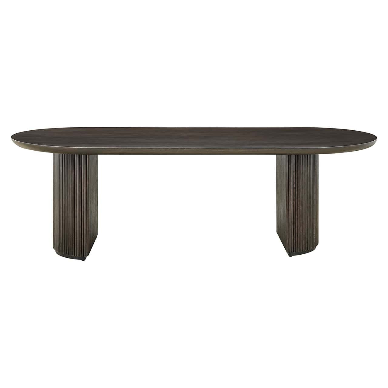 Mesa de comedor Kingston 280 color café oscuro (Café oscuro)