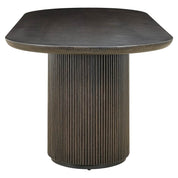 Mesa de comedor Kingston 280 color café oscuro (Café oscuro)