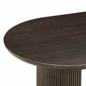 Mesa de comedor Kingston 280 color café oscuro (Café oscuro)