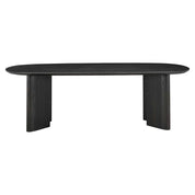 Mesa de comedor Durban 220 color café oscuro (Café oscuro)