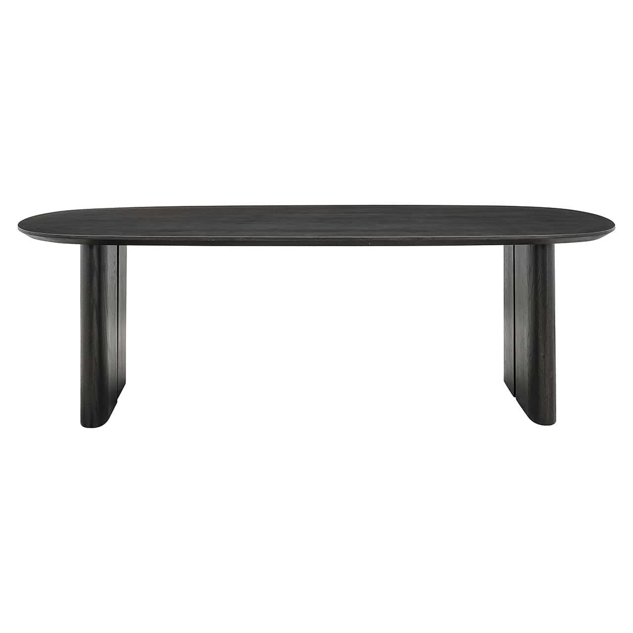 Mesa de comedor Durban 250 color café oscuro (Café oscuro)