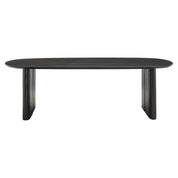 Mesa de comedor Durban 250 color café oscuro (Café oscuro)