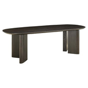 Mesa de comedor Durban 300 color café oscuro (Café oscuro)