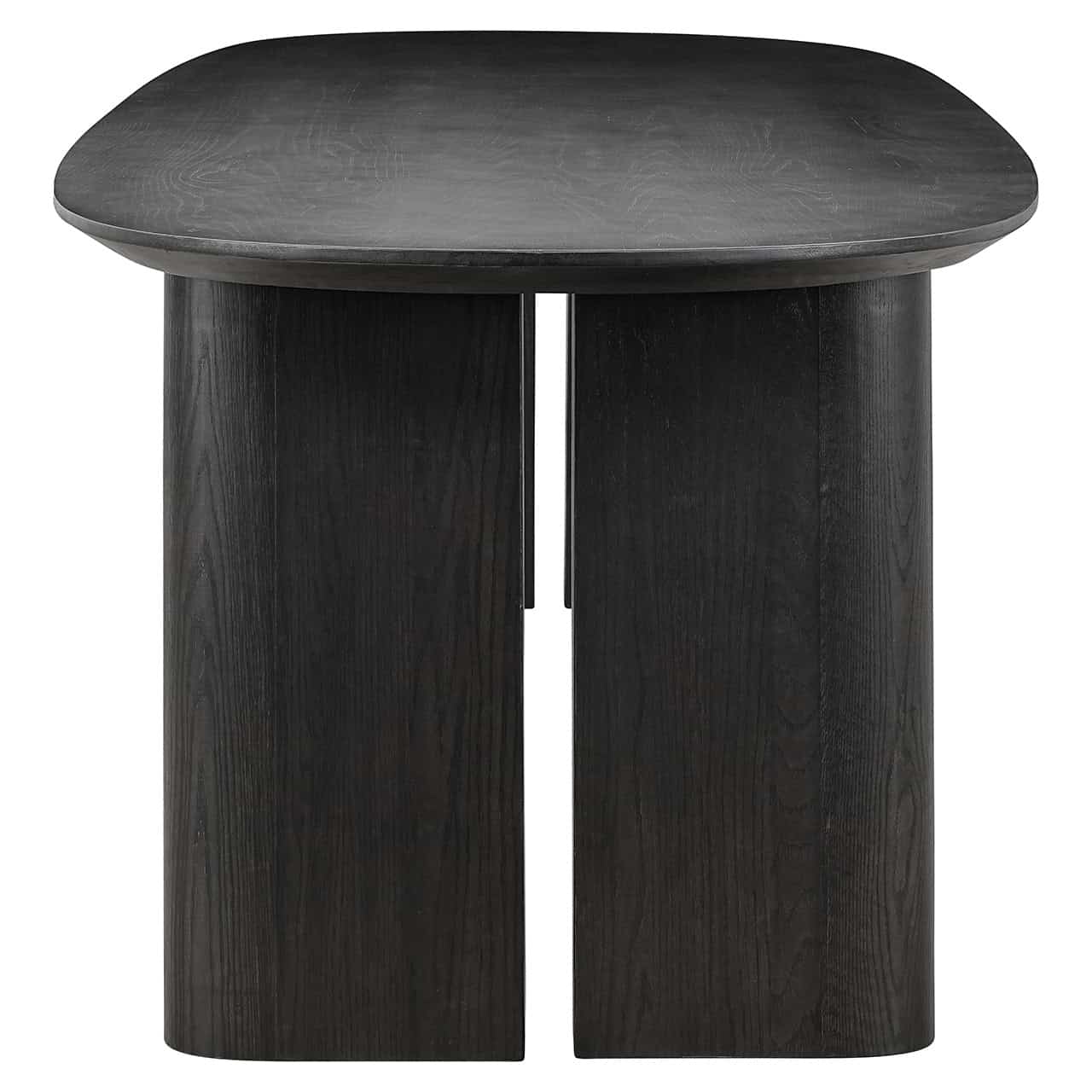 Mesa de comedor Durban 300 color café oscuro (Café oscuro)