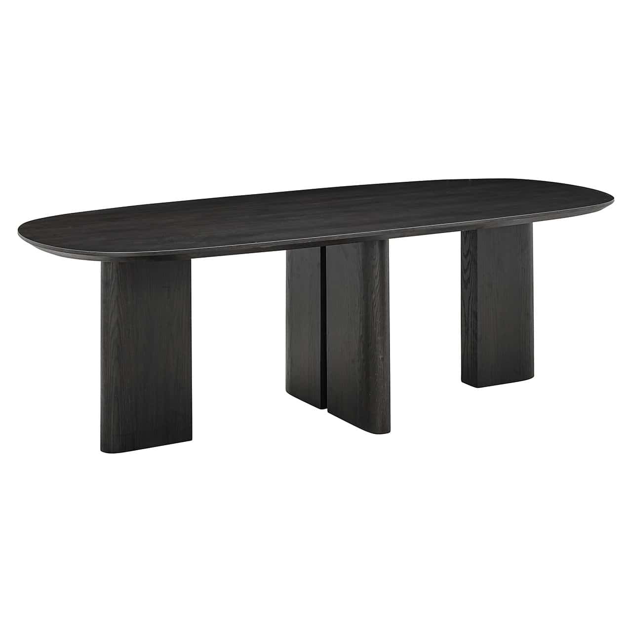Mesa de comedor Durban 300 color café oscuro (Café oscuro)