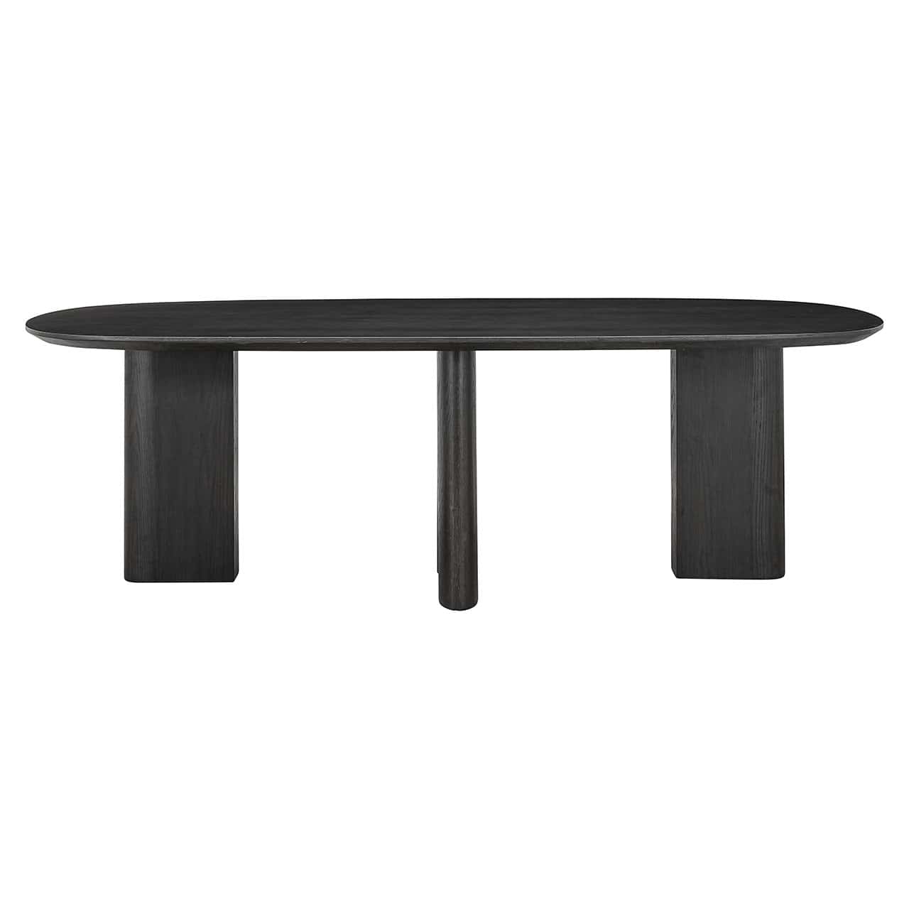 Mesa de comedor Durban 300 color café oscuro (Café oscuro)