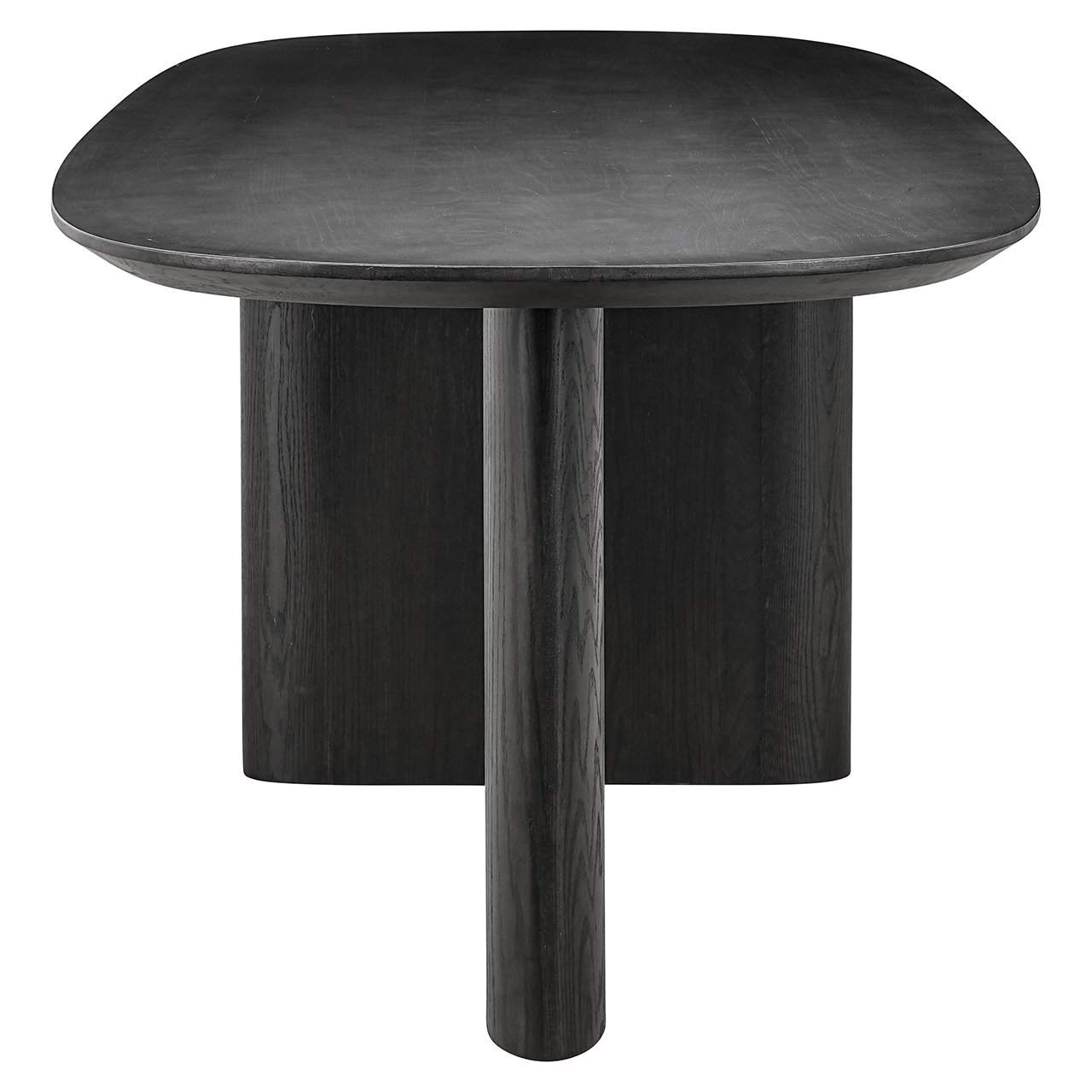 Mesa de comedor Durban 300 color café oscuro (Café oscuro)