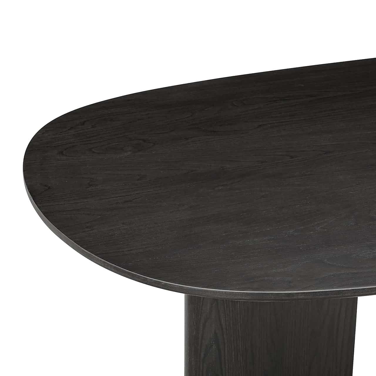 Mesa de comedor Durban 300 color café oscuro (Café oscuro)
