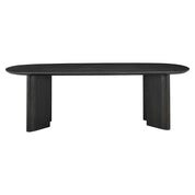 Mesa de comedor Durban 300 color café oscuro (Café oscuro)