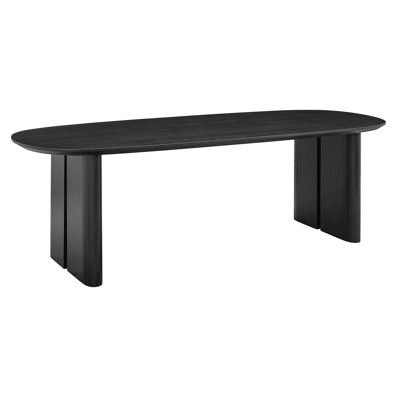 Mesa de comedor Durban 300 color café oscuro (Café oscuro)
