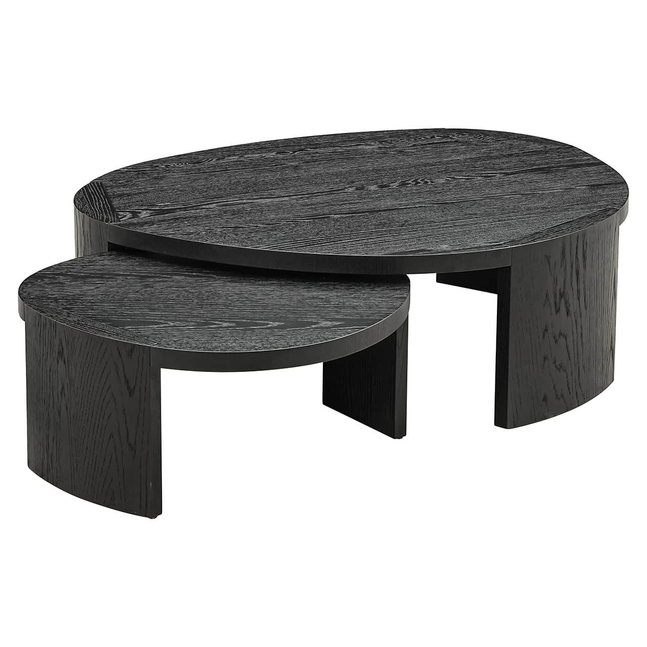 Mesa de centro Navarino juego de 2 (Café oscuro)