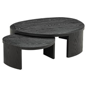 Mesa de centro Navarino juego de 2 (Café oscuro)